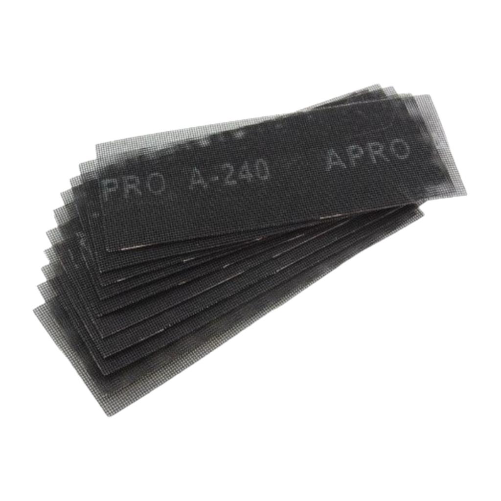 Сетка абразивная APRO Сітка абразивна 105*280мм. P240 (уп./10шт.) 828085