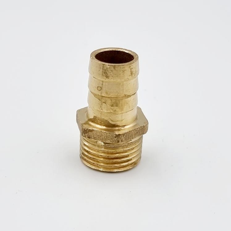 Резьбовые фитинги латунные LEXLINE Штуцер 1/2 Н-14 К0008-4 PROFI