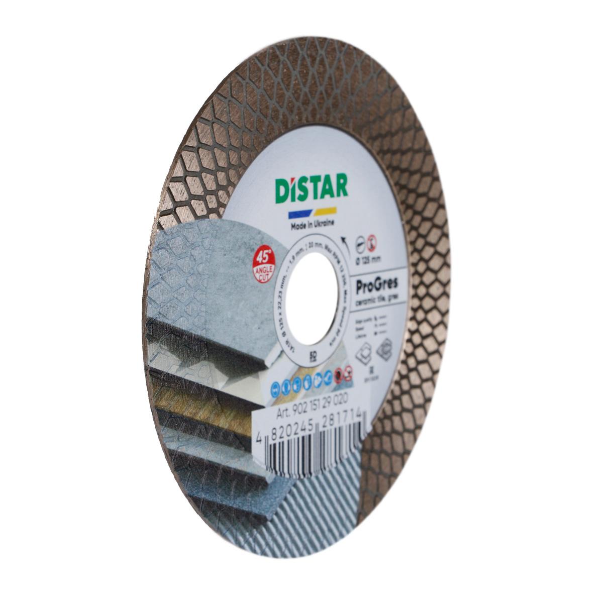 Диски алмазні DISTAR 1A1R PRO Gres Диск алмазний 125x22,23мм. 90215129020