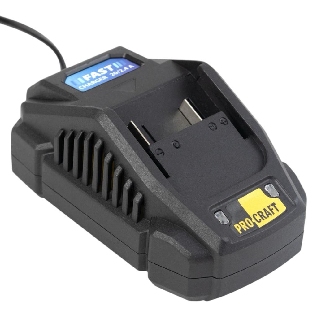 Аккум. батареї і ЗП PROCRAFT Зарядний пристрій 2,4A Charger20/2.4A