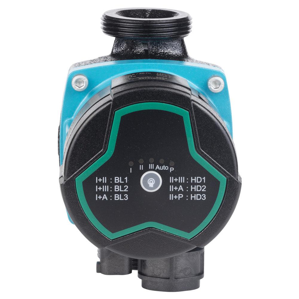 ЦИРКУЛЯЦІЙНІ НАСОСИ AQUATICA GPA25-4/130 III Насос циркуляційний енергозберігаючий 5-25Вт Hmax 4м Qmax 47л/хв Ø1½ 130мм + гайки Ø1 774042