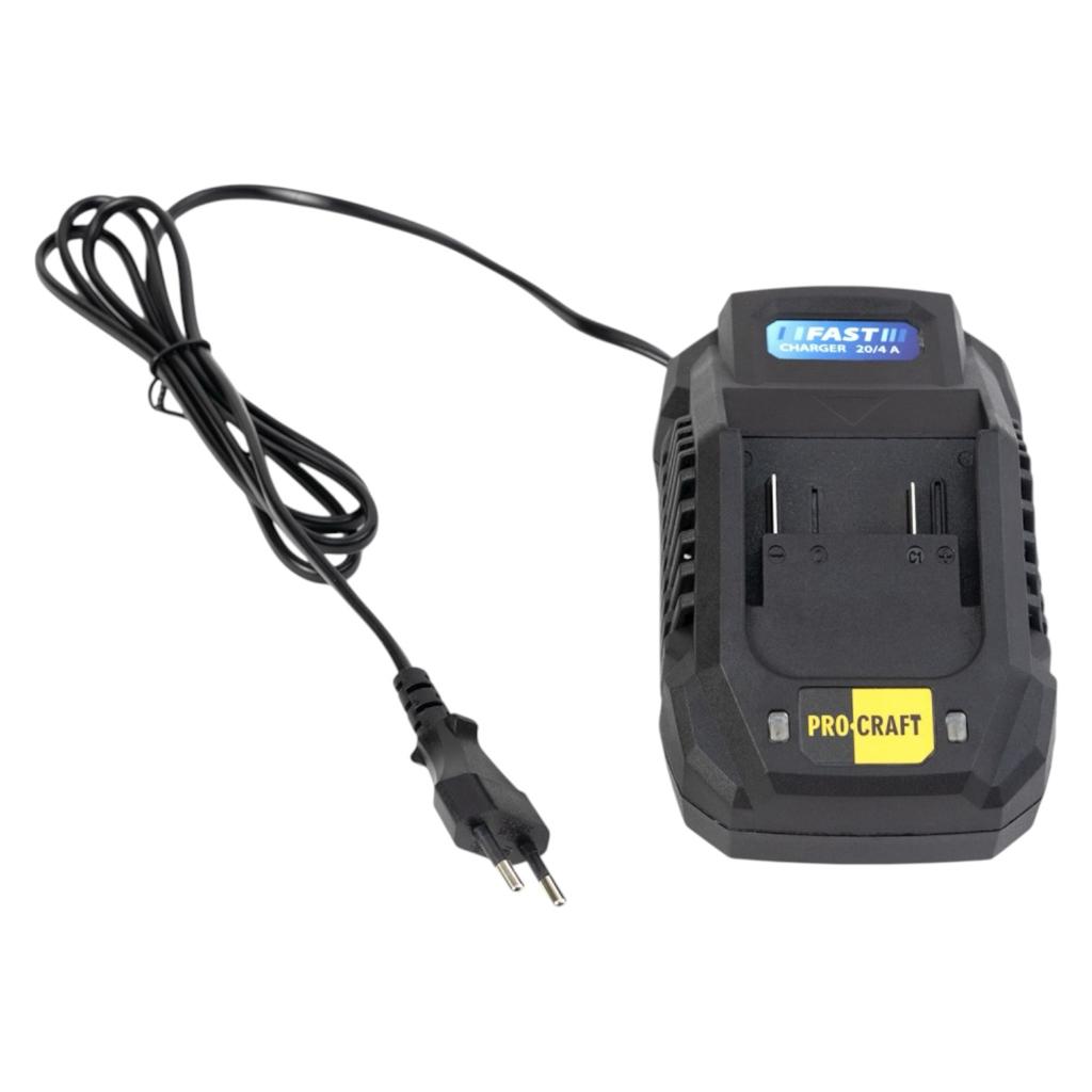 Аккум. батареї і ЗП PROCRAFT Зарядний пристрій 4A Charger20/4A