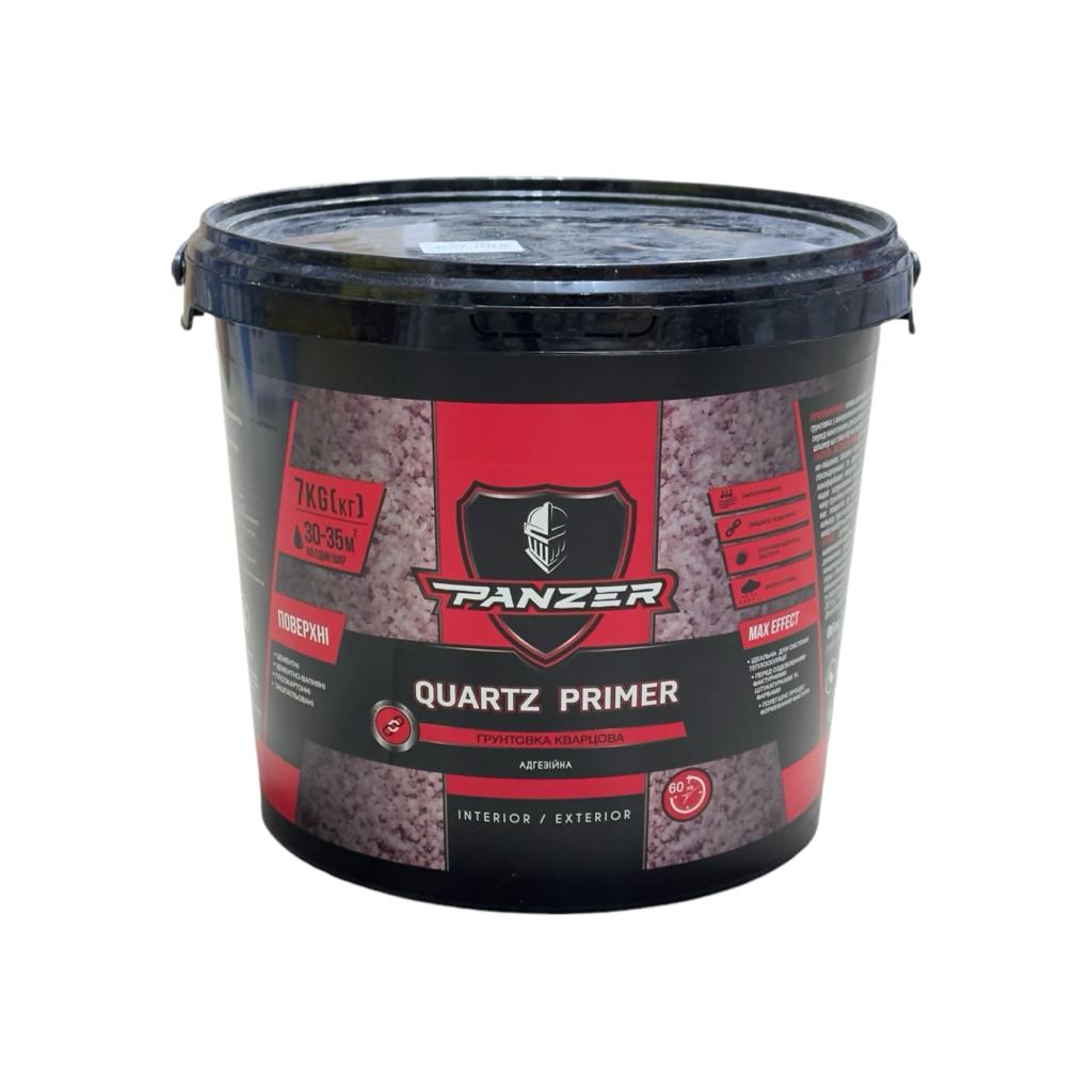 Грунты готовые PANZER QUARTZ PRIMER Краска-грунт адгезионный 7кг.