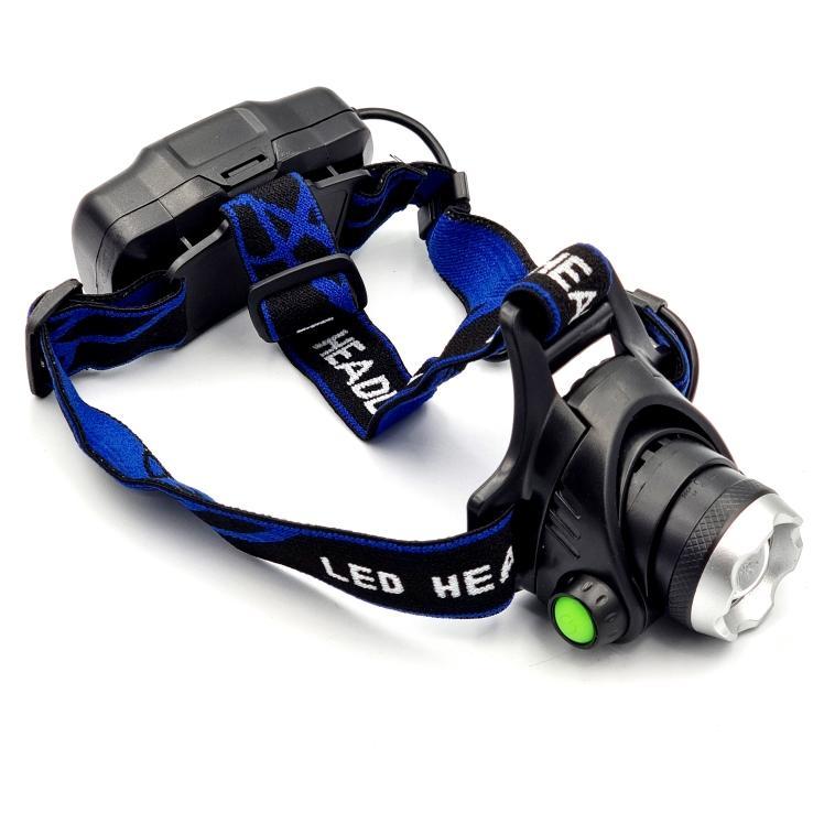 Ліхтарі налобні POLICE Ліхтар налобний 2*18650, micro USB BL-6699-T6