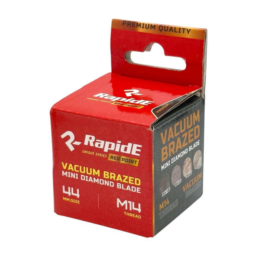 Диски алмазные RAPIDE Red Point Диск алмазный Ø44мм.*M14 под КШМ для чистки клея из под СВП VACUUM BRAZED