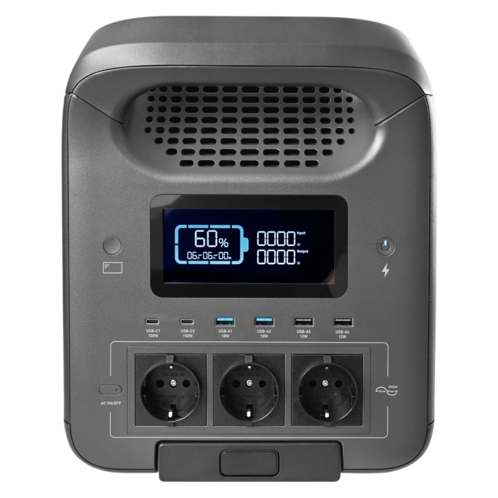 Портативні зарядні станції VIDEX OASIS 3000W Портативна зарядна станція 220В 3000Вт. (2560Вт-год) VPS-SG1-3KW