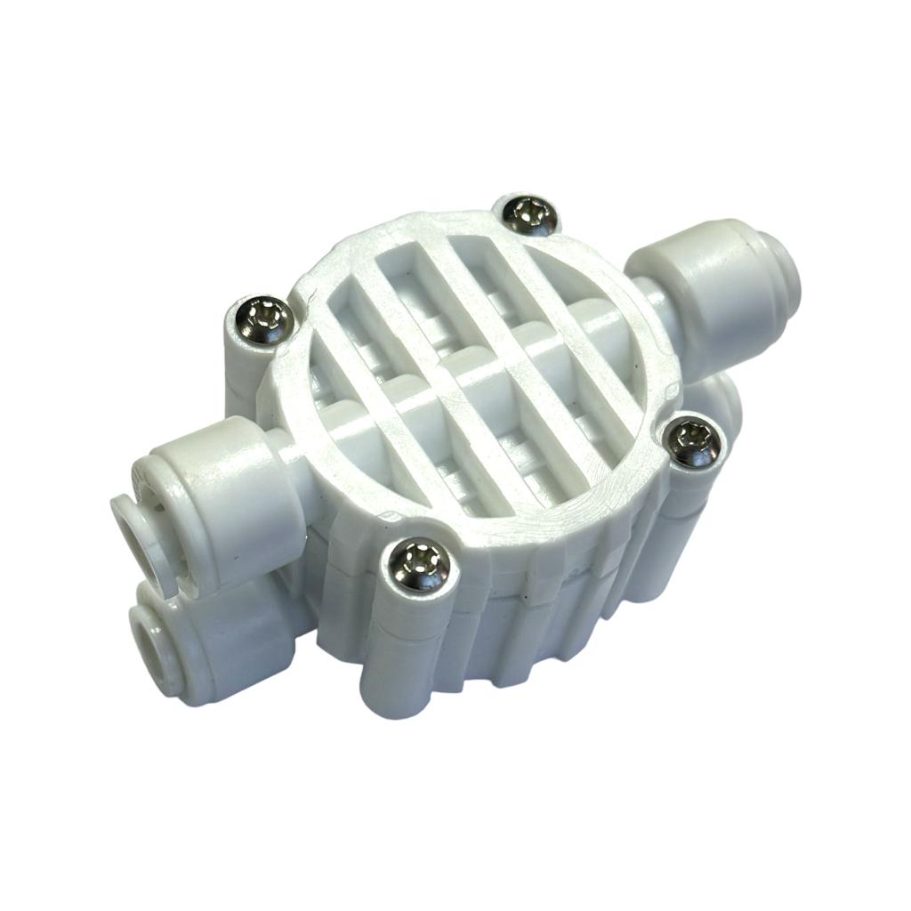 Фитинг для фильтров воды Aquakut Клапан відсічний триходовий 1/4QC х 4 43803