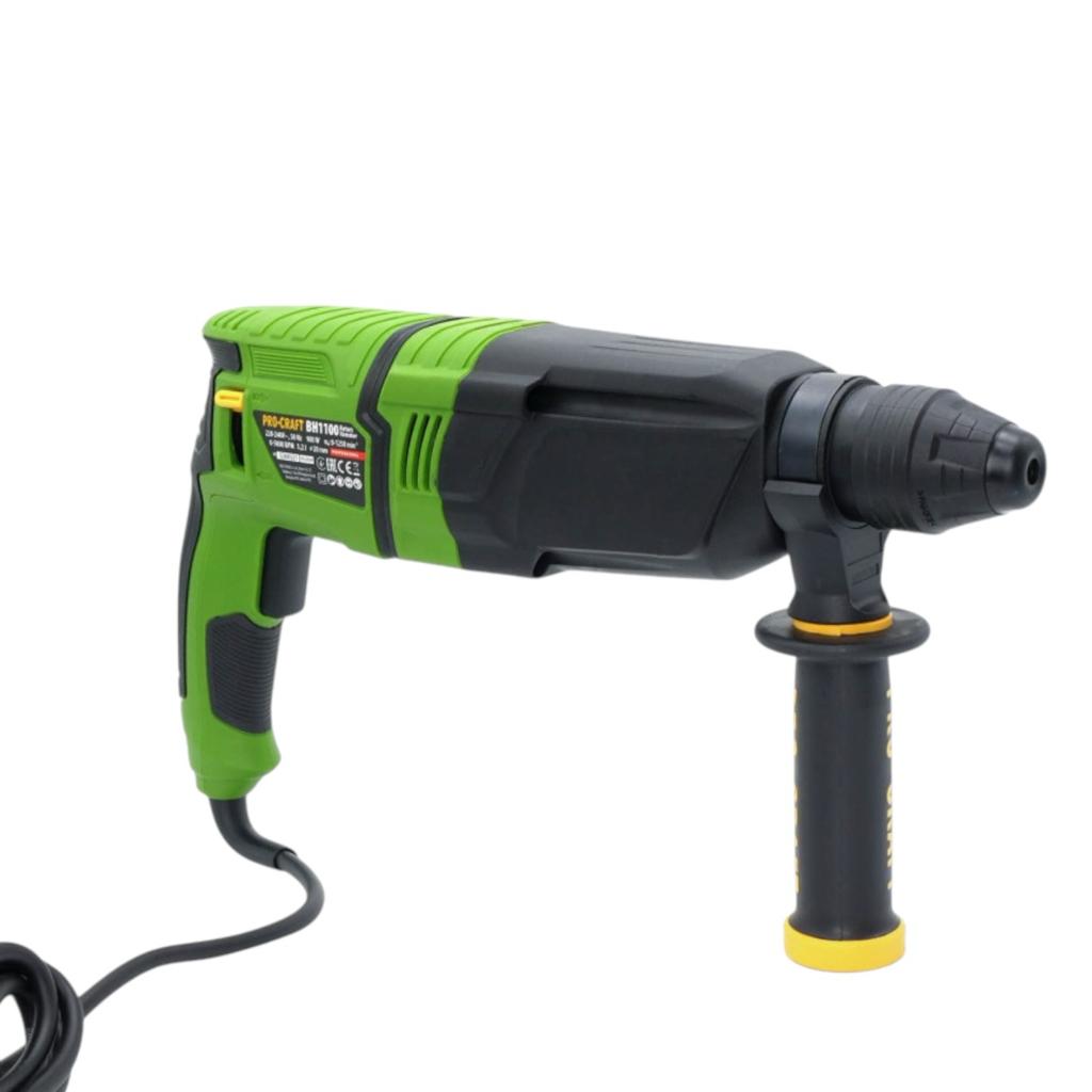Перфоратори (електричні) PROCRAFT Перфоратор прямий 3,2Дж. 900Вт. SDS PLUS BH1100