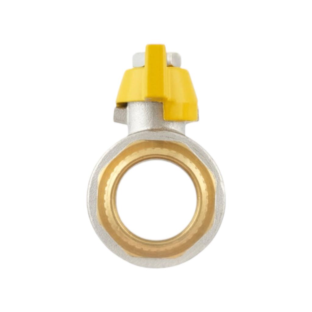 Краны серии Yellow Raftec YELLOW Кран кульовий DN15 (3/4) В/В жовтий метелик GRB2
