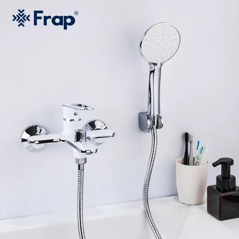 Змішувачі для ванної Frap F3249 Змішувач для ванни (білий/хром)