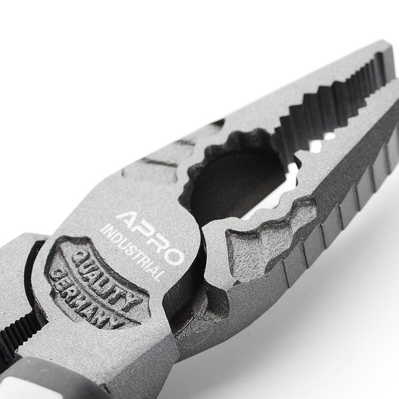 Плоскогубці APRO Пасатижи Fulcrum 60CrV, смещенный шарнир 160мм 310351
