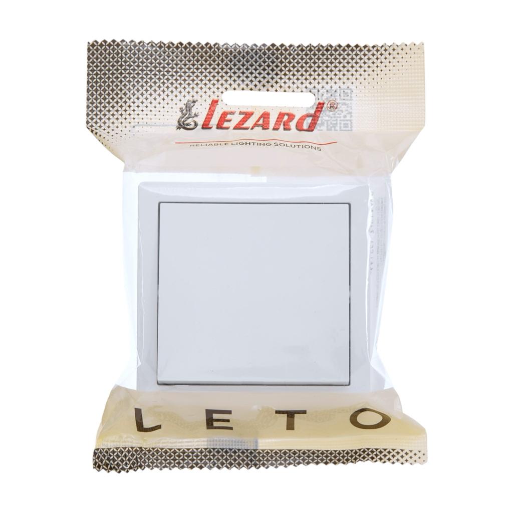 LETO (белая) Lezard LETO Выключатель наружный 1-й (белый) 752-0200-100