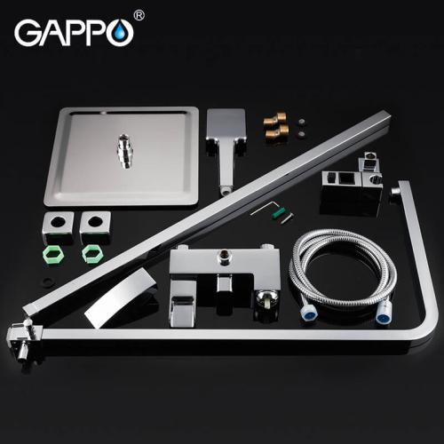 Душевые системы GAPPO G2407-20 (JACOB) душ. система лат.корпус 3х функ. Ø35