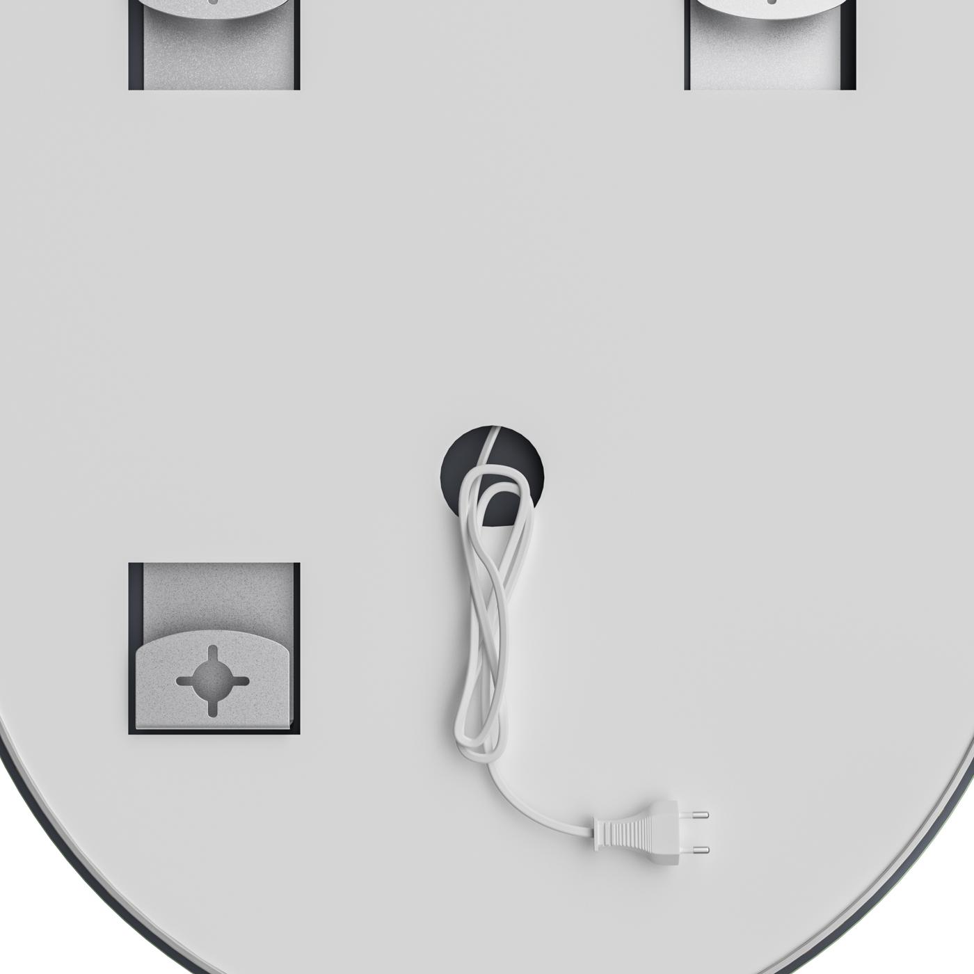 Зеркала с подсветкой MIXXUS Premium ELLIPSE MV05-80x60-REVERSE Дзеркало (LED Touch, Anti-fog, димер (3-6,5kK)) (MP6642)
