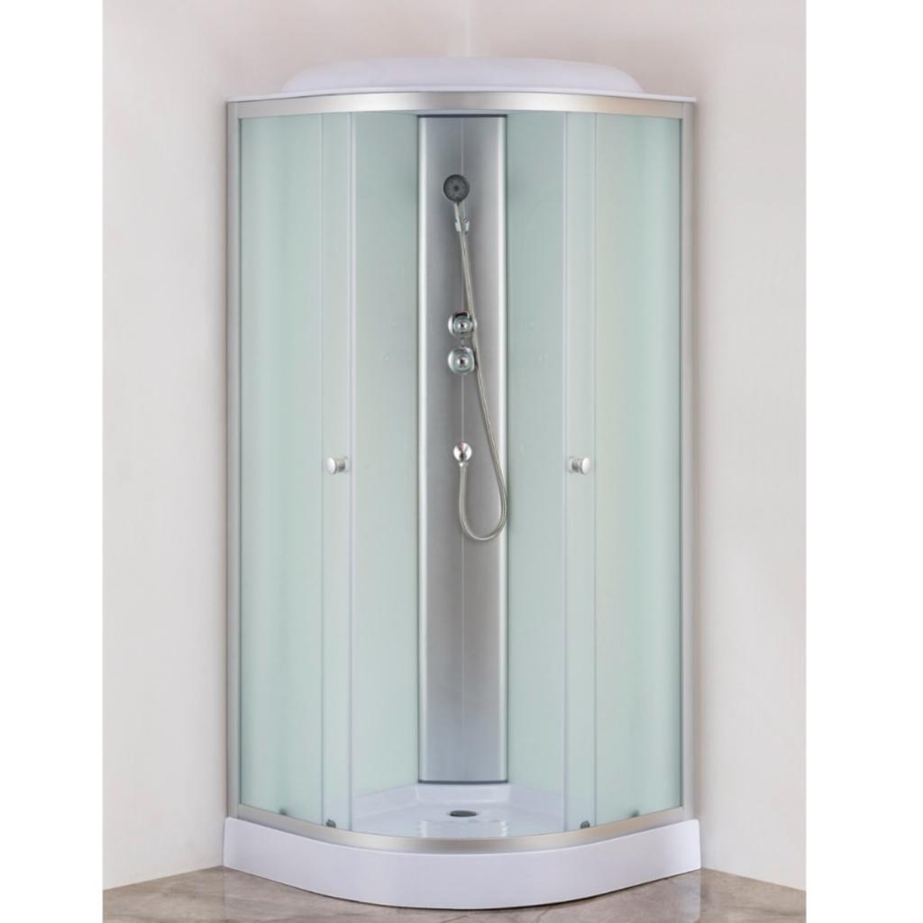 Душові бокси MIXXUS STRONG SB02-90x90x215-FB SATIN Душовий бокс 90*90мм. (низький піддон) (MI6886)