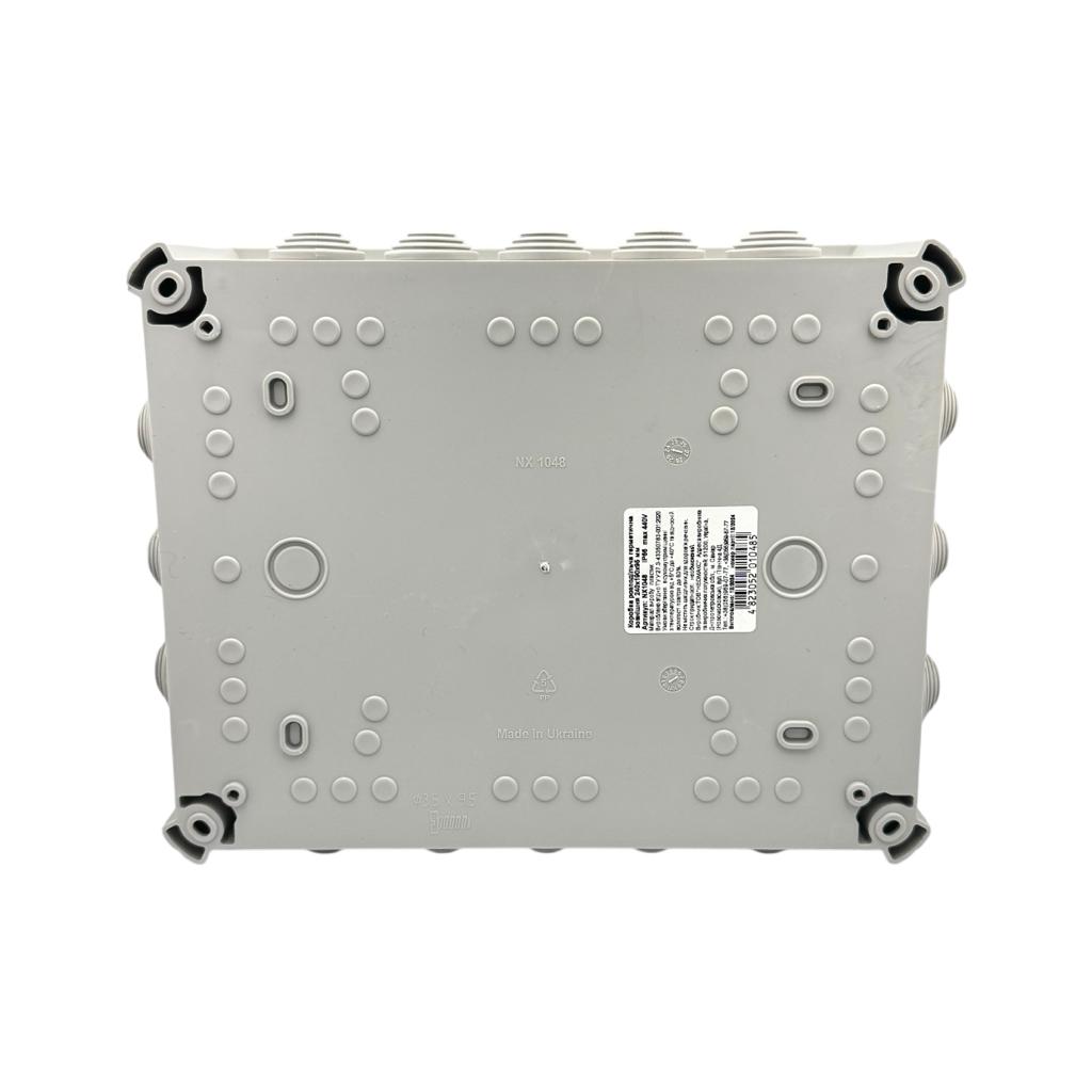 Распределительные коробки NEOMAX Распределительная коробка наружная IP66 240*190*95мм. Серая (без клемм) NX1048