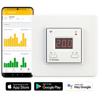 Терморегулятори для теплої підлоги TERNEO Терморегулятор для теплої підлоги AX