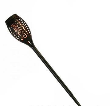 Садовые светильники RightHausen Светильник садовый SOLAR Torch orange fire LED HN-212200