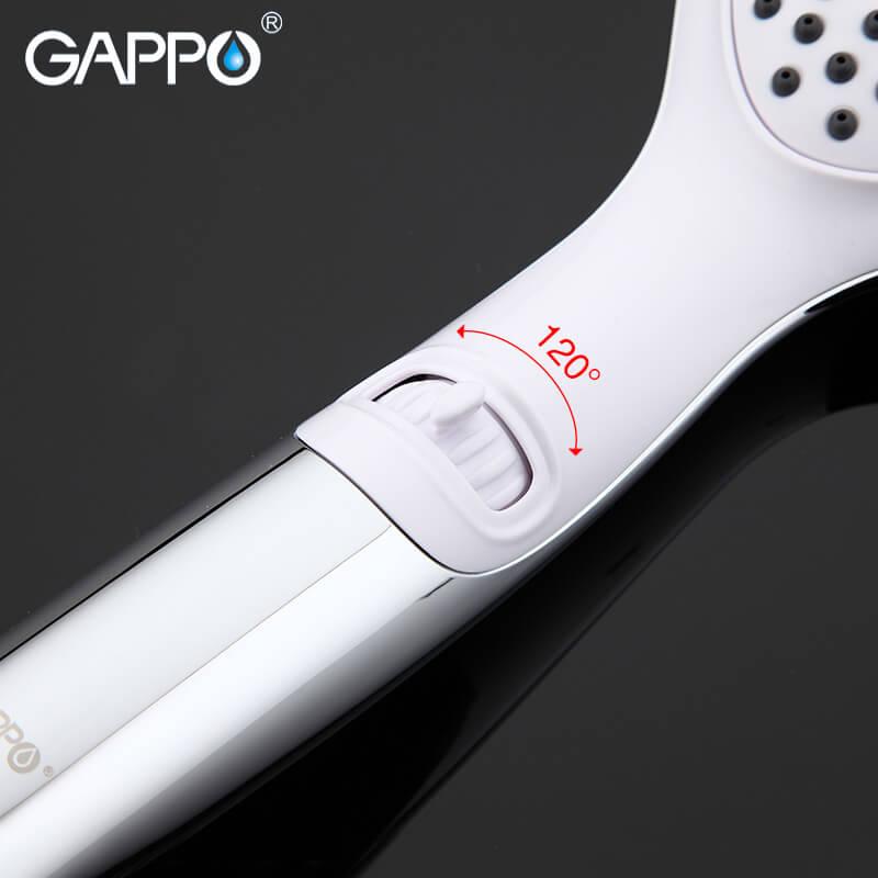 Лійки для душу GAPPO G25 Лійка для душу (білий) (2 функції)