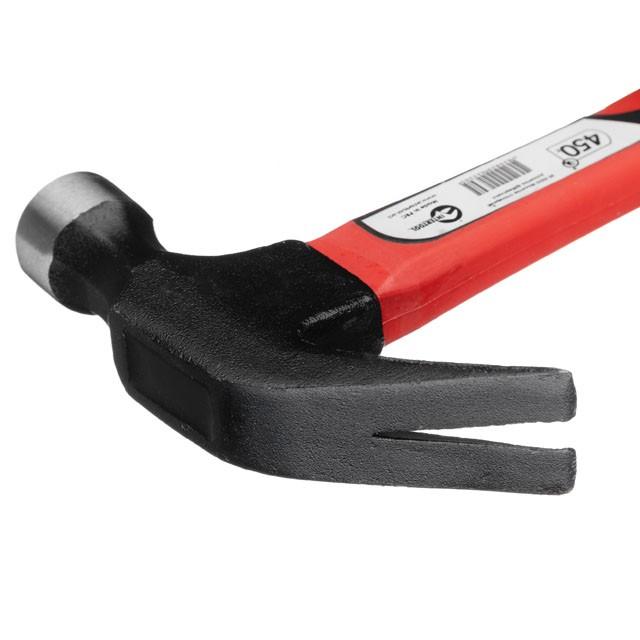 Молотки INTERTOOL Молоток столярный 450 гр. ручка из фибергласа HT-0223