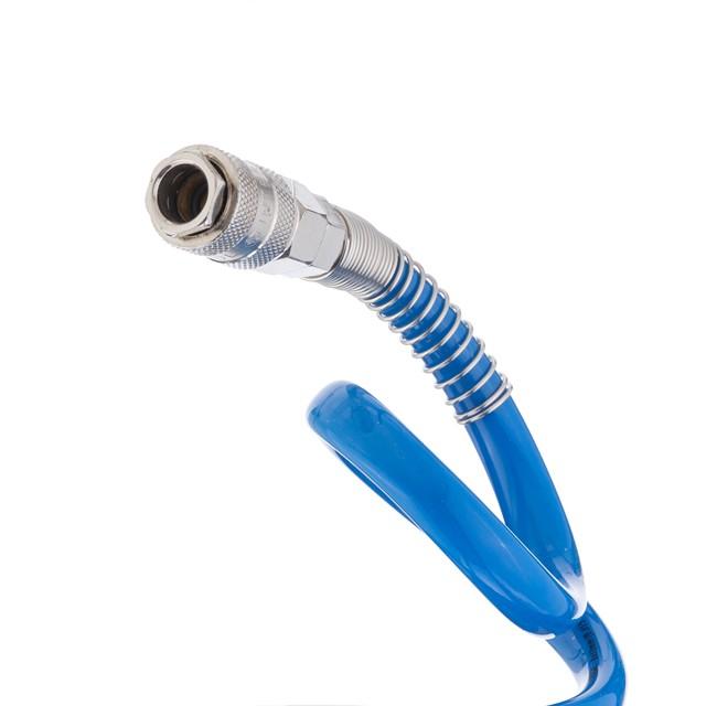 Шланги воздушные INTERTOOL Шланг спиральный полиуретановый 8*12 мм, 10м с быстроразъемными соединениями PT-1716