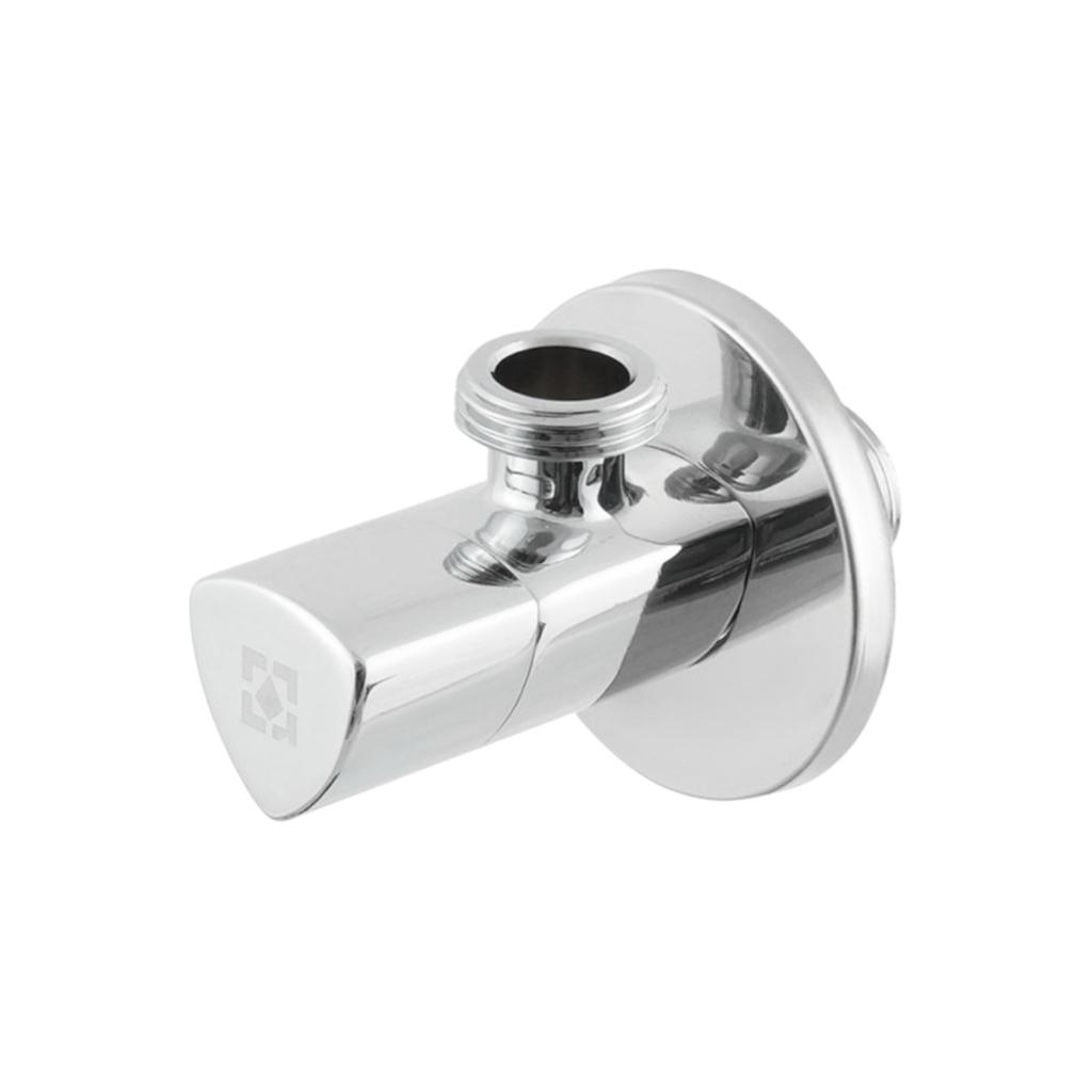 Краны серии Silver Raftec Кран угловой приборный с керамическим запорным. элементом 1/2х 1/2 Relo Silver VKE80101