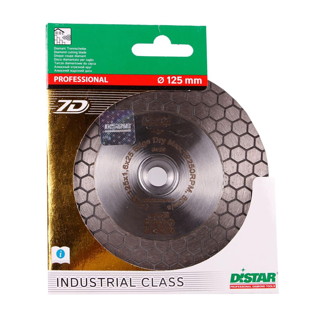 Диски алмазні DISTAR 1A1R EDGE DRY Диск алмазний 125x1,6/1,2x25x22,23/M14F 11117546010