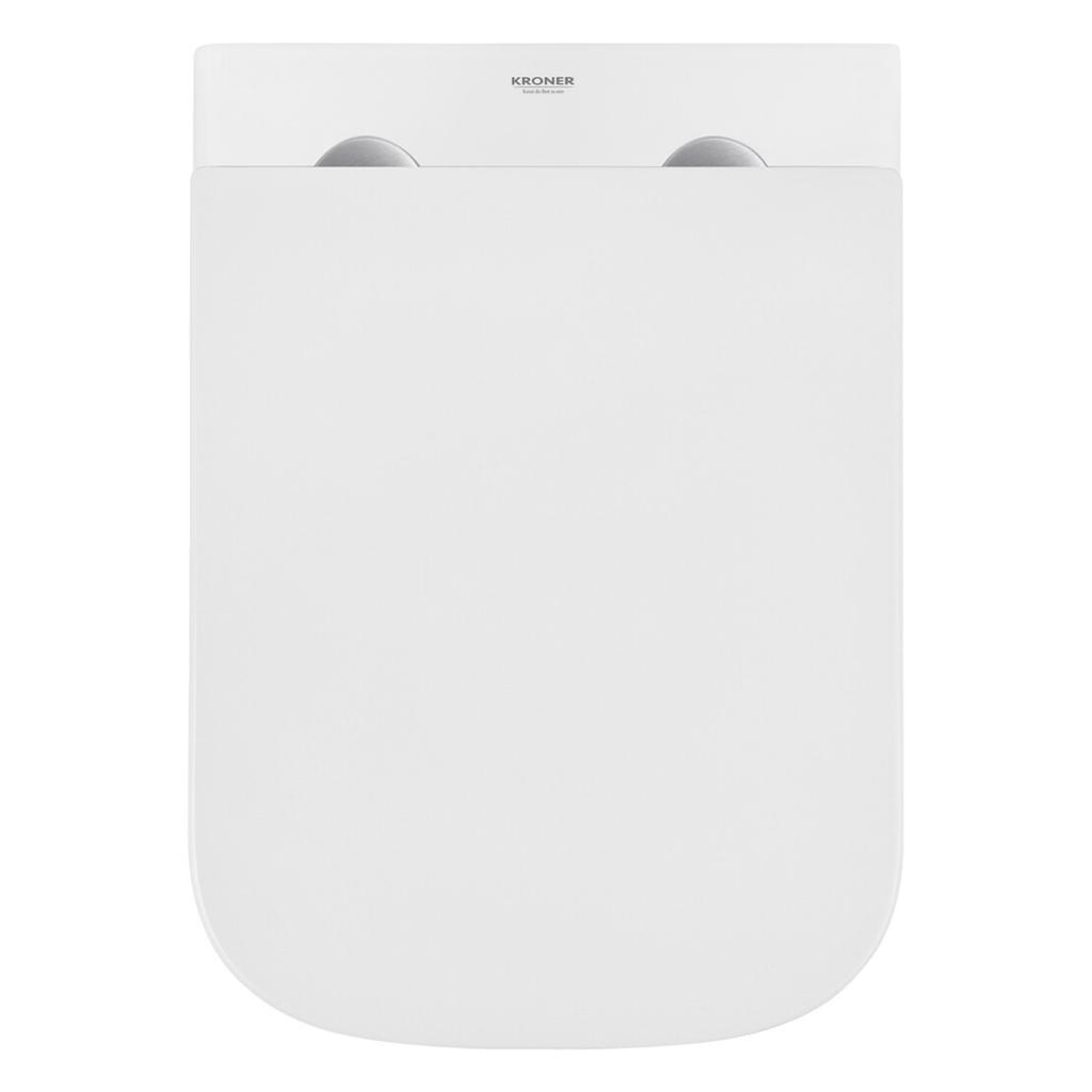 Инсталяции GROHE Solido 3 в 1 3884966Q Інсталяція +  Унітаз безобідковий Kroner Eifel WHI493436 TORNADO з сидінням Slim Duroplast / Soft-close / Quick relase KE493436WHIT (3884966KE493436T)