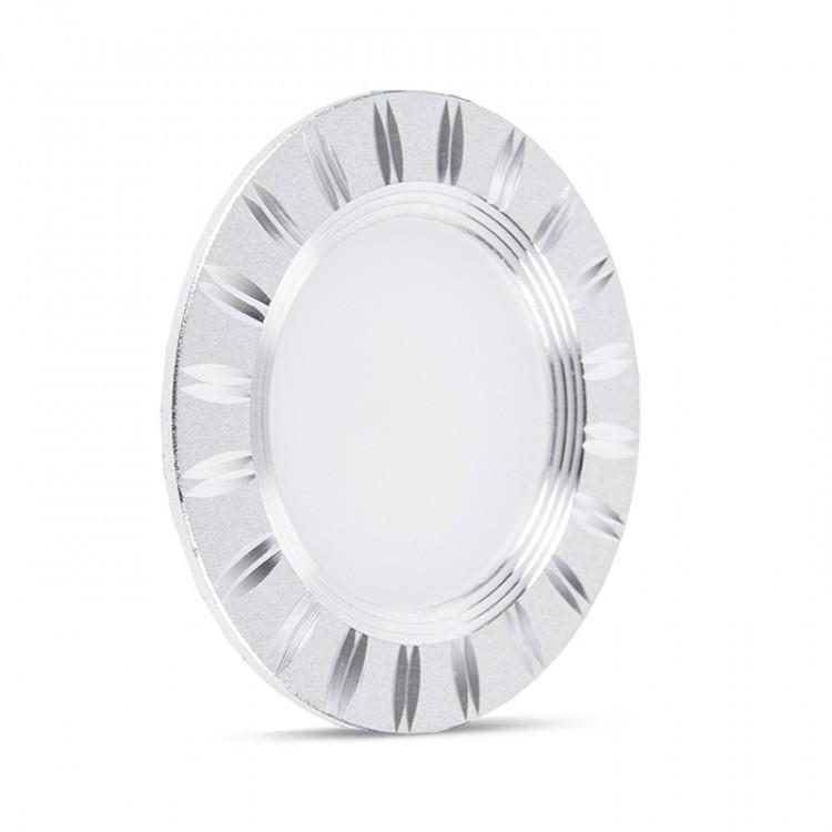 LED-Світильники (вбудовані) Feron LED-Світильник вбудований 5W 4000K 400Lm  (срібло) AL779