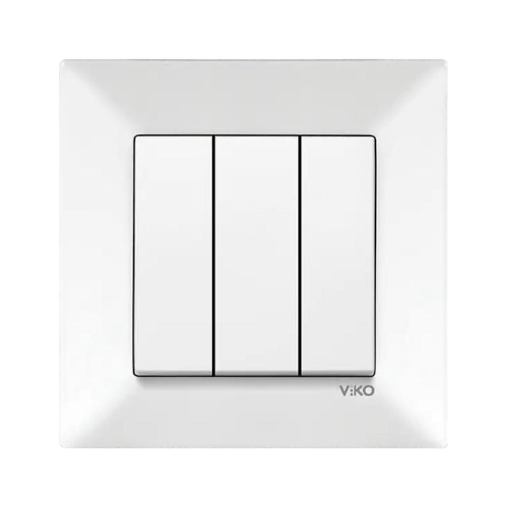 MERIDIAN (біла) VIKO MERIDIAN Вимикач внутрішній 3-й (білий) 90970068-WH