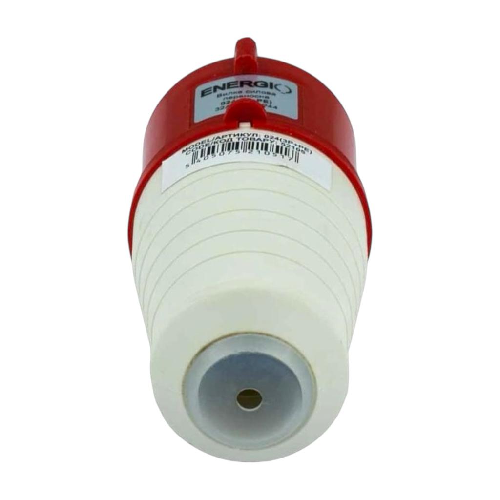 Роз'єми силові ENERGIO Вилка силова переносна 220V 32A IP44 024(3P+PE) IC-024