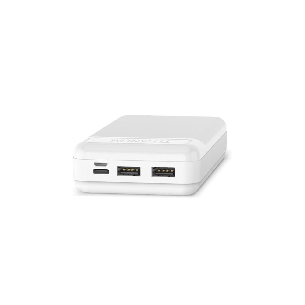 Повербанки (POWER BANK) TITANUM Power bank 20000mAh TPB-913 White