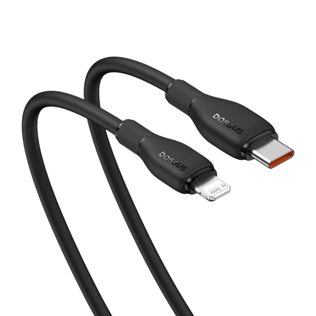 Кабелі та адаптери Baseus Кабель Pudding Series Fast Charging Data Cable Type-C to iP 20W 1,2m. Black P10355701111-00
