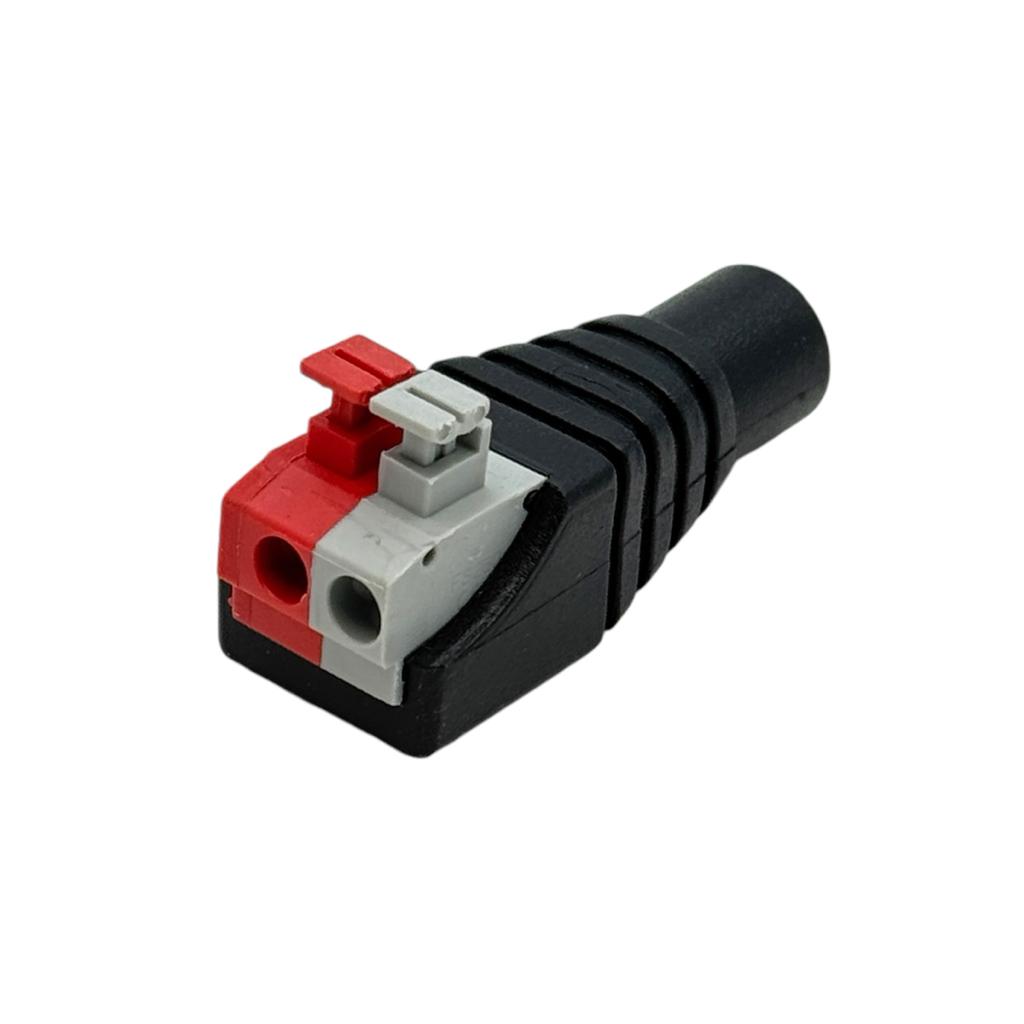 Коннектори та заглушки Гніздо живлення DC Power jack 2.1×5.5мм. (під затиск)