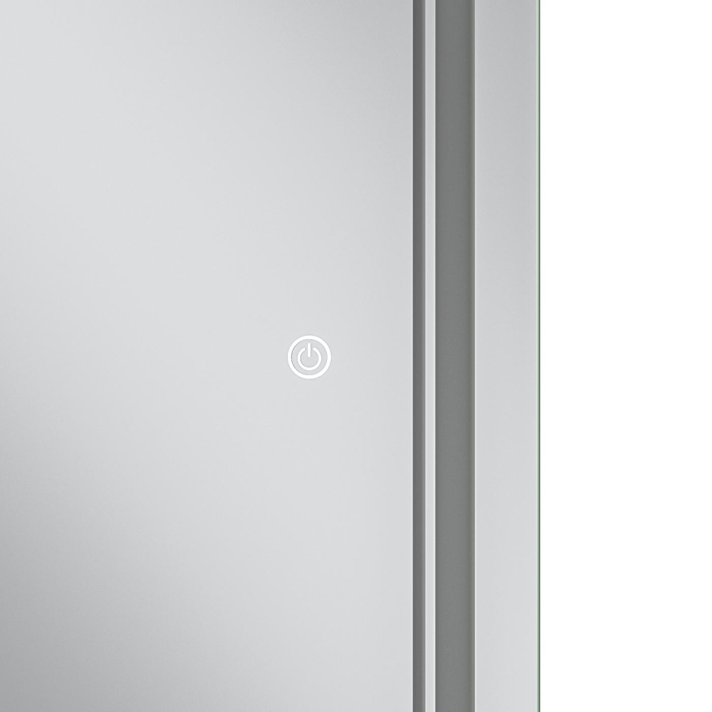 Зеркала с подсветкой MIXXUS Premium QUADRO MR20-50x80-REVERSE Дзеркало (LED Touch, Anti-fog, димер) (MP6620)