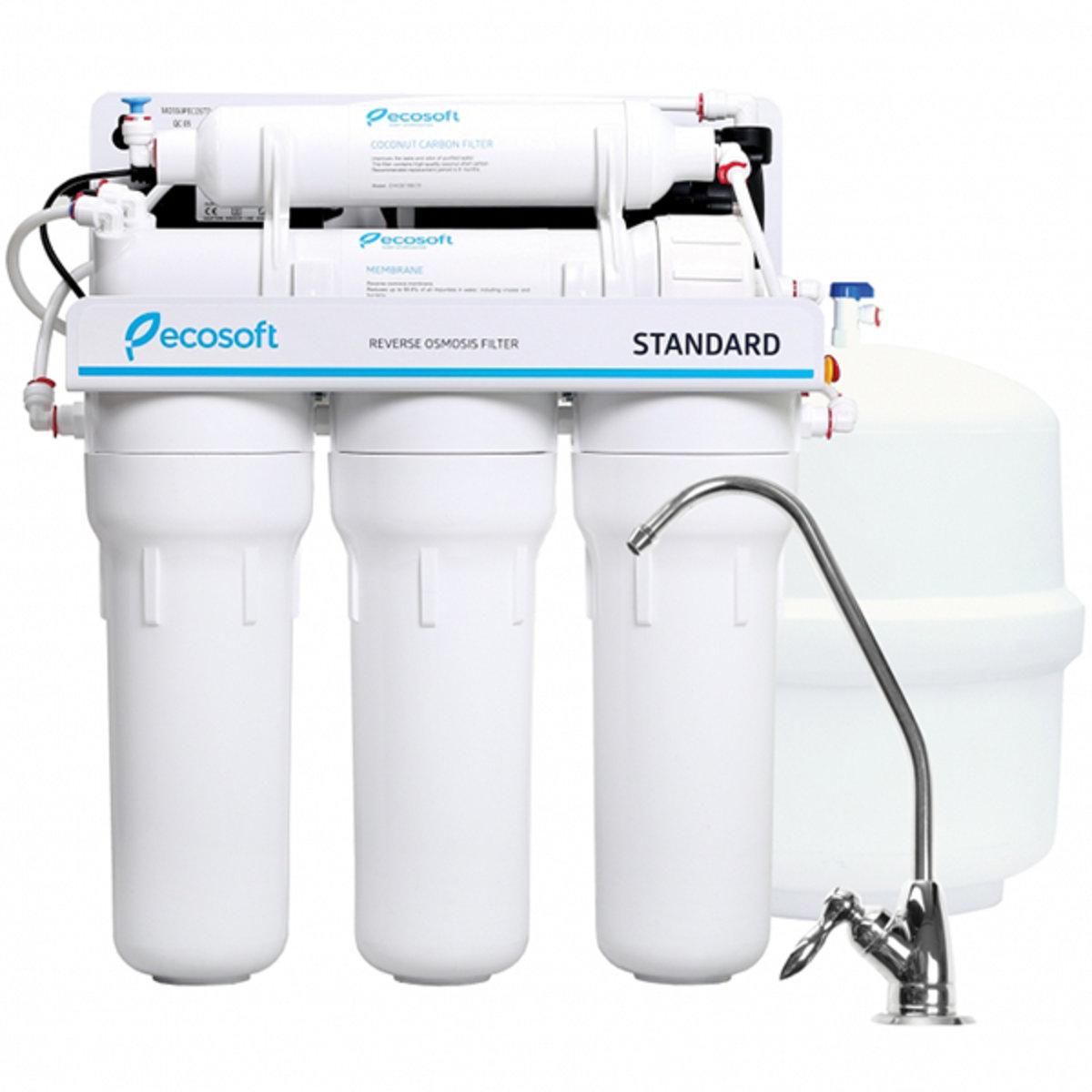 Системы очистки воды  Ecosoft Standard  MO550PECOSTD Система зворотного осмосу з помпою