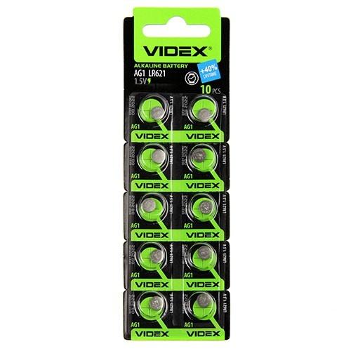 Батарейки VIDEX 1,5V AG1/LR621