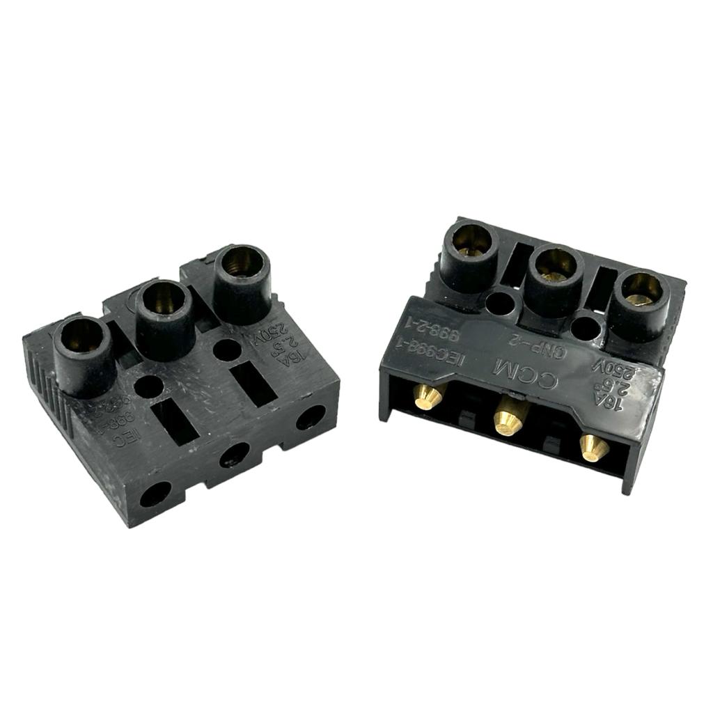 Клемные колодки RightHausen Клеммная колодка разборная 3P 4mm