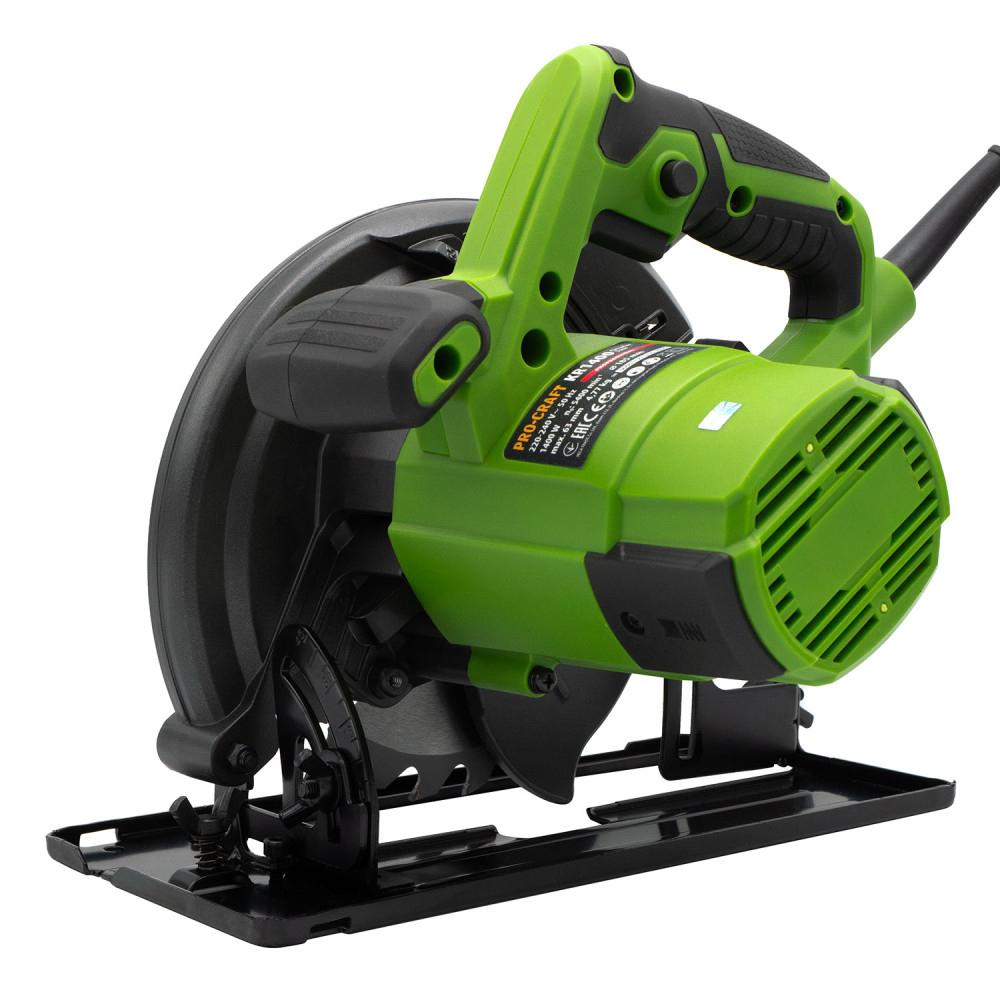 Пилки дискові (електричні) PROCRAFT Пила дискова Ø185мм. 1400Вт. KR1400