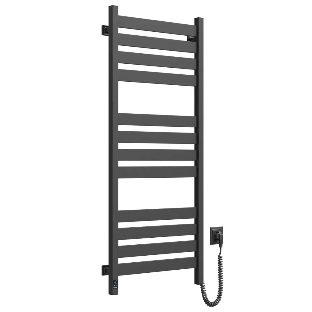 Полотенцесушители (электрические) NAVIN Полотенцесушитель электрический Largo 500*1200 Sensor с таймером, правый (черный муар) 12-244053-5012