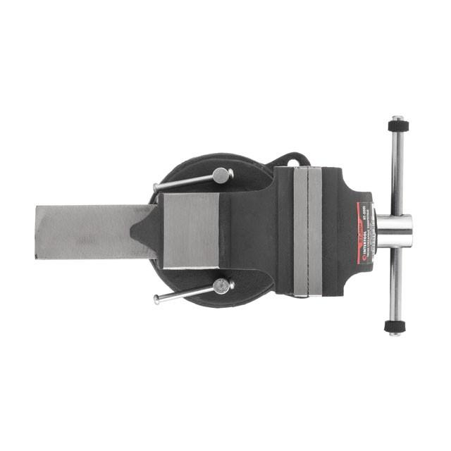 Тиски слесарные INTERTOOL Тиски слесарные поворотные 100мм STORM, 8,85кг HT-0085