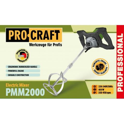 Міксери будівельні PROCRAFT Міксер будівельний 850W PMM2000 New