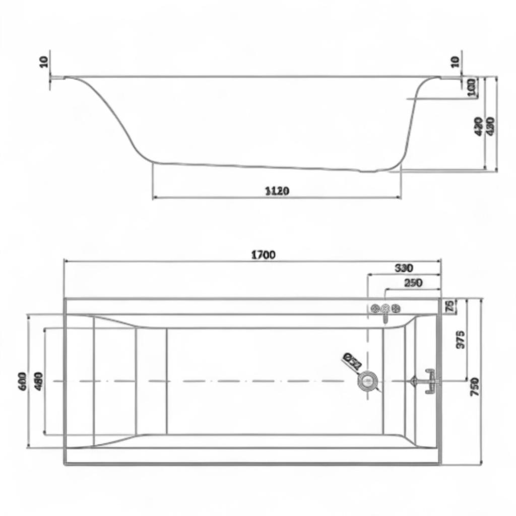 Прямоугольные ванны Cersanit LARGA S301-303 Ванна акриловая 170*75см. 41945