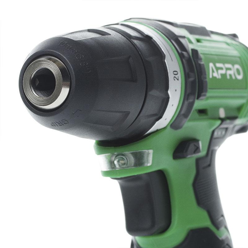 Шуруповёрты аккумуляторные APRO Шуруповерт аккумулятор. 12V 12D (АКБ 2*1,5Ah и ЗУ, кейс) 895003