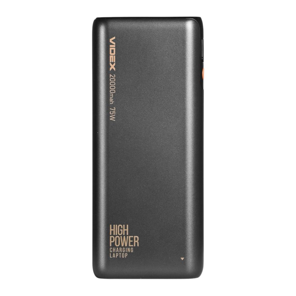 Повербанки (POWER BANK) VIDEX VPB-202C-G Power bank 20000mAh PD70W 75W Black