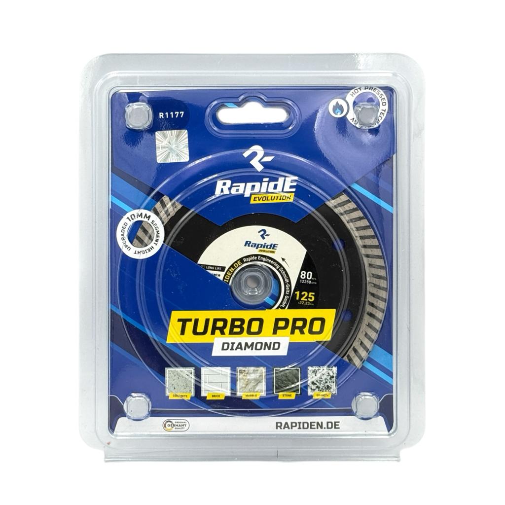 Диски алмазні RAPIDE TURBO PRO Диск алмазний Ø125*22,2мм. R1177 RAHФ-00000905