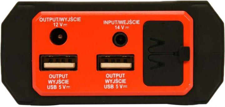 Пуско-зарядные устройства YATO Пусковая батарея Li-Pol 9000 mAh 200/400А выход: 12В/3.5А через USB: 5В/2А YT-83081