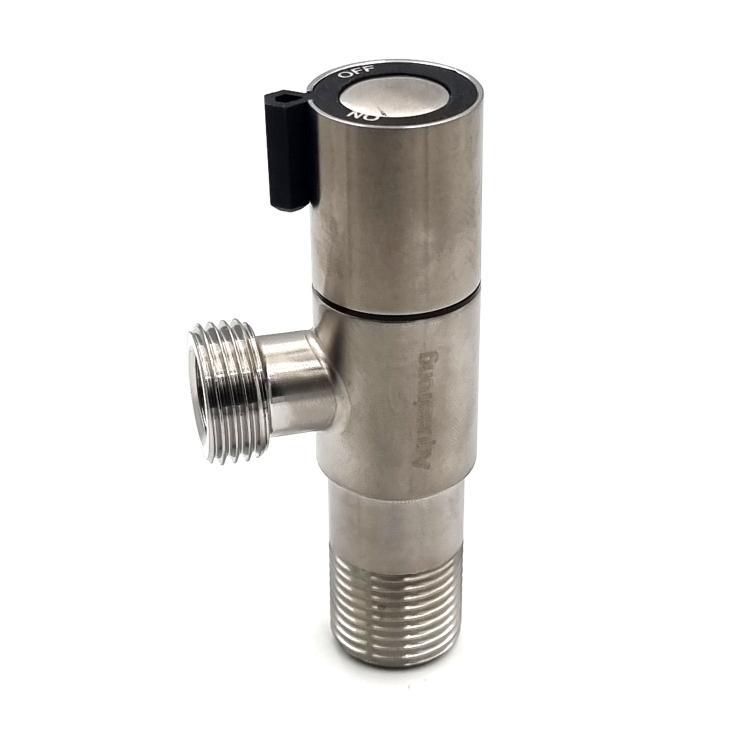 Краны приборные, радиаторные серии CHROME AQUASTRONG R1 Кран угловой приборный нерж. 1/2х 1/2 R102