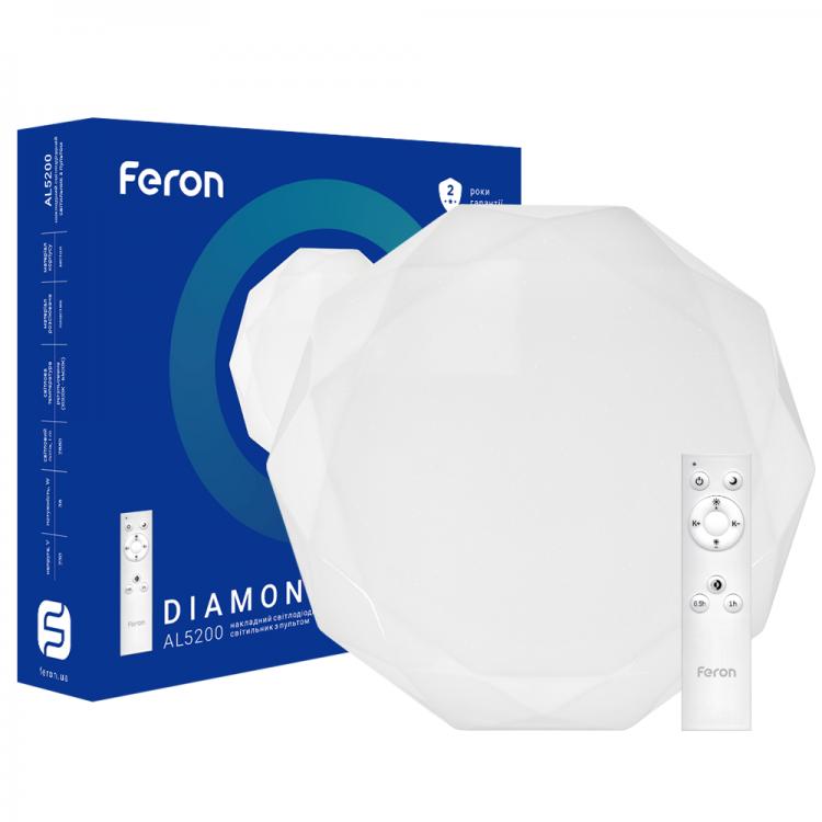 Smart-світильники Feron SMART-Світильник 36W 2700-6400K 410*90мм. AL5200