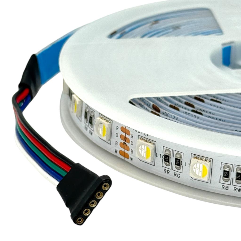 SMD 5050 (12V) MTK ELECTRO LED-лента SMD5050 12V 14.4W IP20 60LED (RGB+W) 1018230